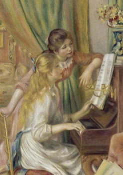 Art by Bluebird Bluebird Puzzle - Auguste Renoir - Young Girls at the Piano, 1892 - 1000 Piece Jigsaw Puzzle Fashion