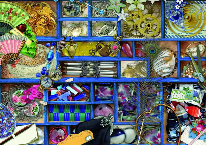 Bluebird Puzzle - Blue Collection - 1000 Piece Jigsaw Puzzle Hot