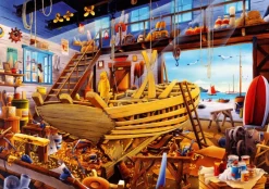Bluebird Puzzle - Boat Yard - 1000 piece jigsaw puzzle Outlet