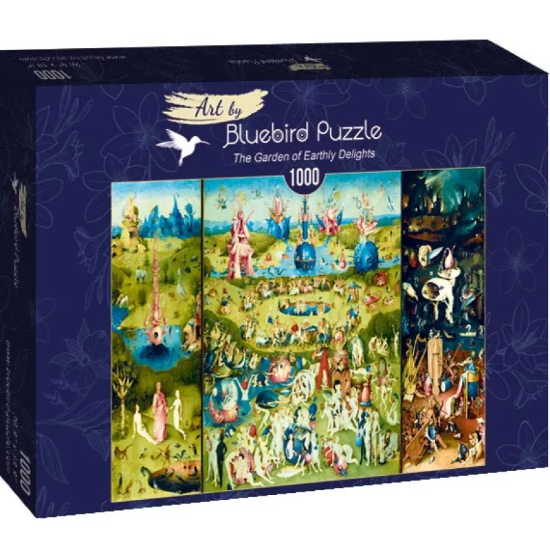 Art by Bluebird Bluebird Puzzle - Bosch - The Garden of Earthly Delights - 1000 Piece Jigsaw Puzzle Clearance
