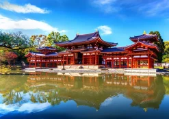 Bluebird Puzzle - Byodo-In Temple - 1000 piece jigsaw puzzle Clearance