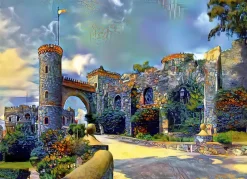 Bluebird Puzzle - Castillo de Santa Cecilia, Guanajuato, Mexico - 1000 Piece Jigsaw Puzzle Clearance