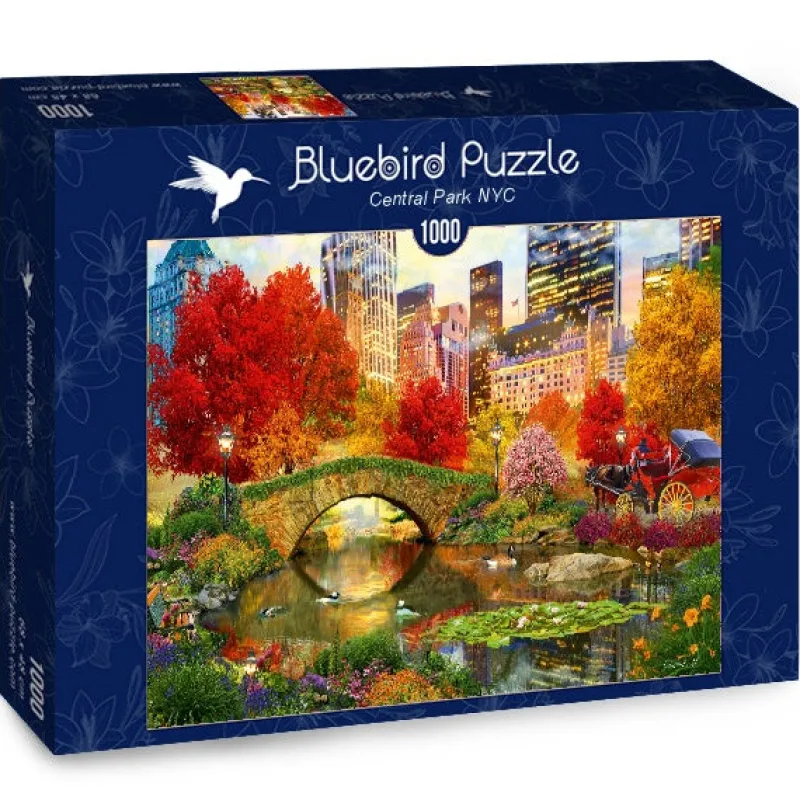 Bluebird Puzzle - Central Park NYC - 1000 Piece Jigsaw Puzzle Hot
