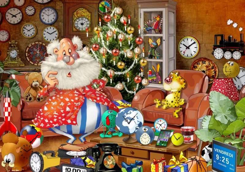Bluebird Puzzle - Christmas Time! - 1000 Piece Jigsaw Puzzle Best