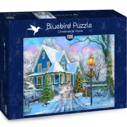 Bluebird Puzzle - Christmas at Home - 1000 Piece Jigsaw Puzzle Outlet
