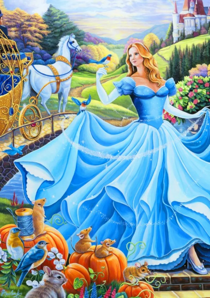 Bluebird Puzzle 70085 Cinderella 1000 Piece Puzzle Hot