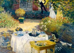 Bluebird Puzzle - Claude Monet - The Lunch, 1873 - 1000 Piece Jigsaw Puzzle Sale