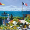 Art by Bluebird Bluebird Puzzle - Claude Monet - Garden at Sainte-Adresse, 1867 - 1000 Piece Jigsaw Puzzle Fashion
