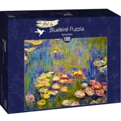Art by Bluebird Bluebird Puzzle - Claude Monet - Nympheas - 1000 Piece Jigsaw Puzzles Online