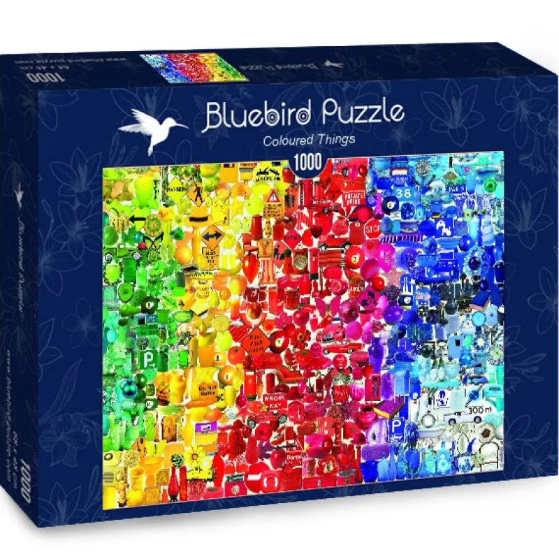 Bluebird Puzzle - Coloured Things - 1000 Piece Jigsaw Puzzle Clearance