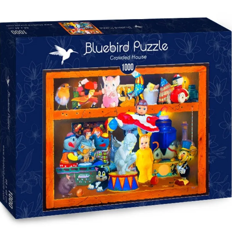 Bluebird Puzzle - Crowded House - 1000 Piece Jigsaw Puzzle Fashion
