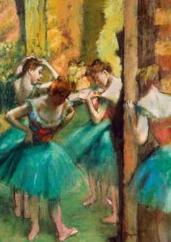 Art by Bluebird Bluebird Puzzle - Degas - Dancers, Pink and Green, 1890 - 1000 Piece Jigsaw Puzzle Hot