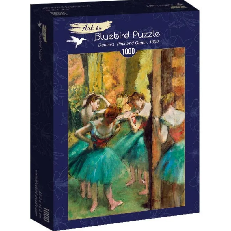 Art by Bluebird Bluebird Puzzle - Degas - Dancers, Pink and Green, 1890 - 1000 Piece Jigsaw Puzzle Hot