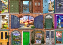 Bluebird Puzzle - Doors of USA - 2000 Piece Jigsaw Puzzle New