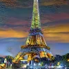 Bluebird Puzzle - Eiffel Tower at Sunset, Paris, France - 1000 Piece Jigsaw Puzzle Hot