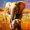 Bluebird Puzzle - Elephant - 1000 piece jigsaw puzzle Sale