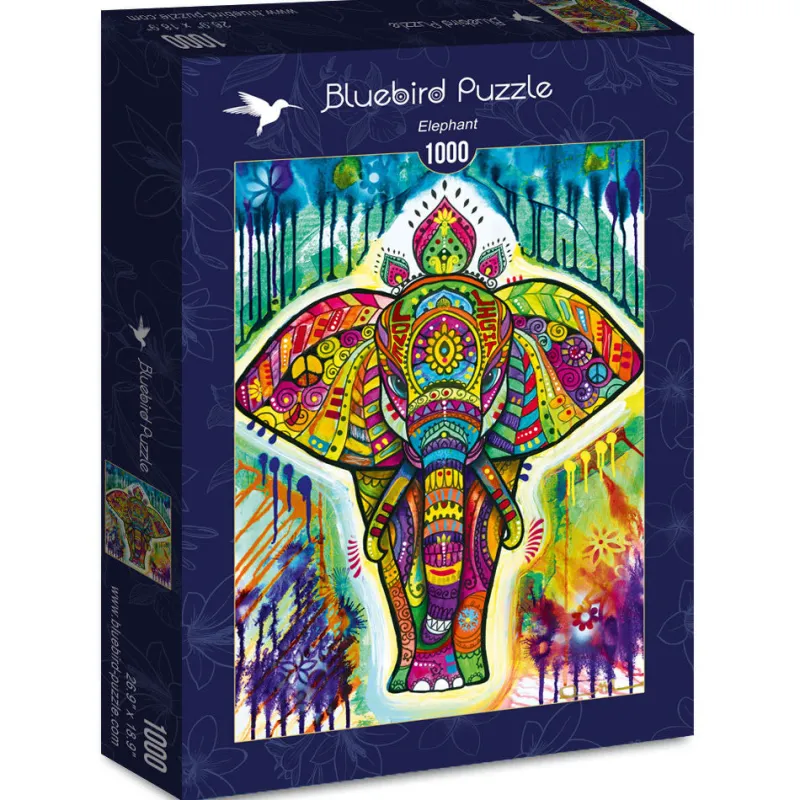 Bluebird Puzzle - Elephant - 1000 Piece Jigsaw Puzzle Discount