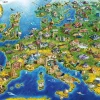 Bluebird Puzzle - European Landmarks - 1000 piece jigsaw puzzle Clearance