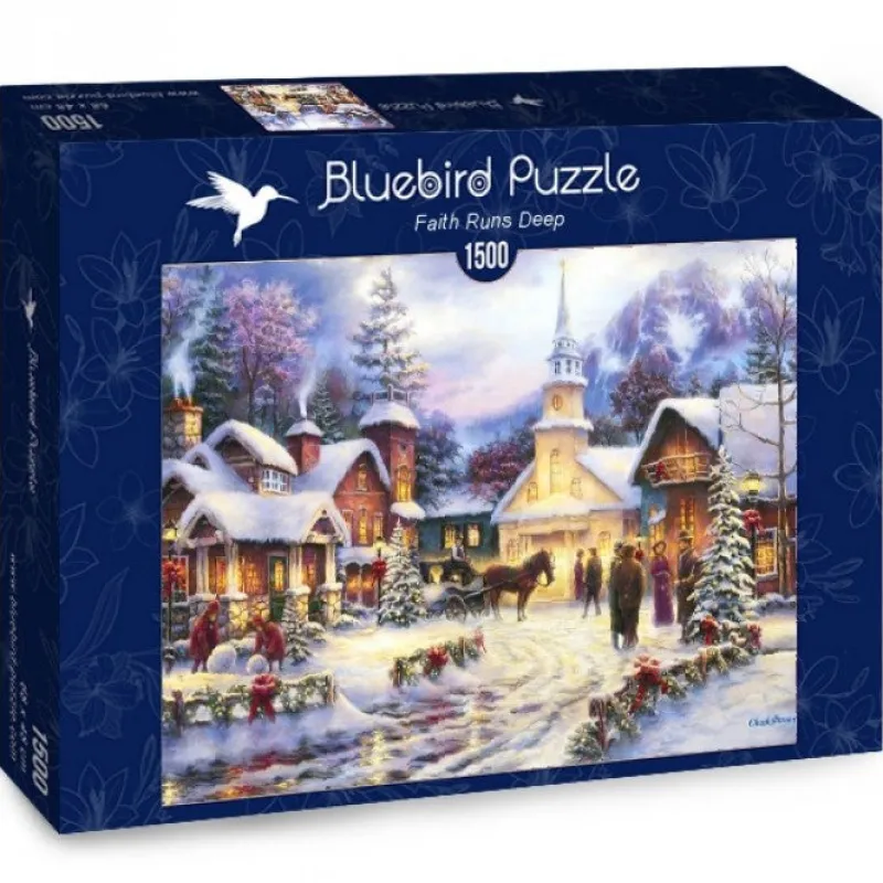 Bluebird Puzzle - Faith Runs Deep - 1000 Piece Jigsaw Puzzle Online