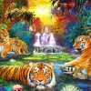 Bluebird Puzzle - Family at the Jungle Pool - 1000 Piece Jigsaw Puzzle Sale