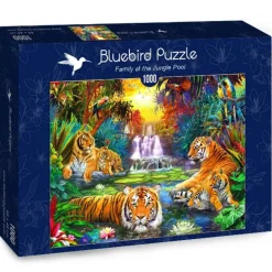 Bluebird Puzzle - Family at the Jungle Pool - 1000 Piece Jigsaw Puzzle Sale