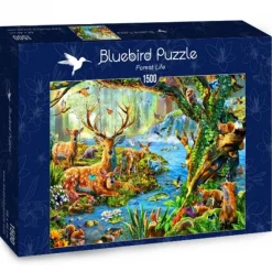 Bluebird Puzzle 70185 Forest Life 1500 Piece Jigsaw Puzzle Online