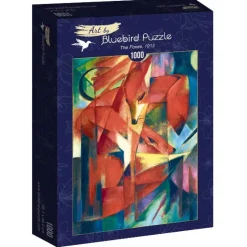 Art by Bluebird Bluebird Puzzle - Franz Marc - The Foxes, 1913 - 1000 Piece Jigsaw Puzzle Discount