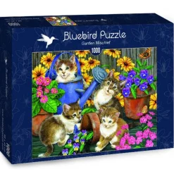 Bluebird Puzzle - Garden Mischief - 1000 Piece Jigsaw Puzzle Best
