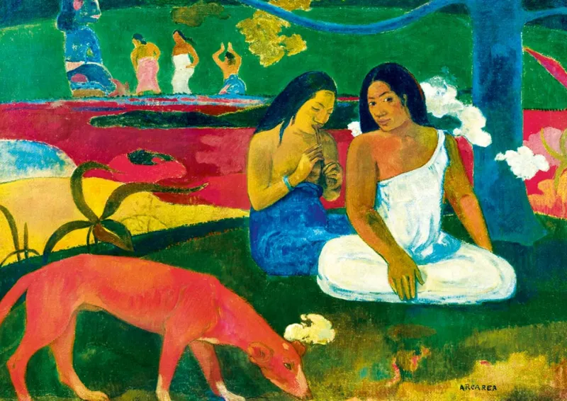Art by Bluebird Bluebird Puzzle - Gauguin - Arearea, 1892 - 1000 Piece Jigsaw Puzzle Fashion