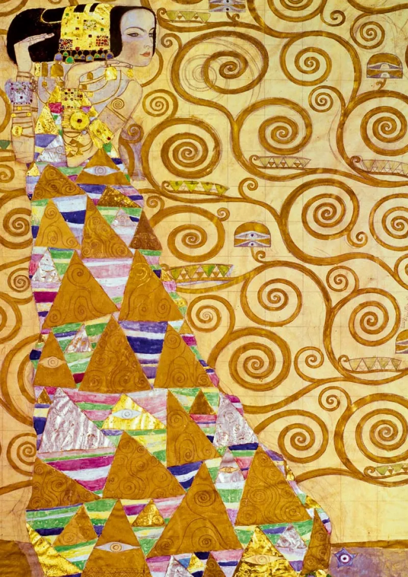 Art by Bluebird Bluebird Puzzle - Gustave Klimt - The Waiting, 1905 - 1000 Piece Jigsaw Puzzle Hot