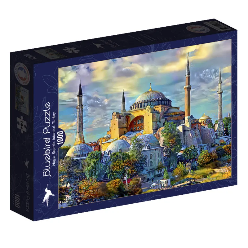 Bluebird Puzzle - Hagia Sophia, Istanbul, Turkey - 1000 Piece Jigsaw Puzzle Discount