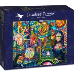 Bluebird Puzzle - Iconic Travel - 1000 Piece Jigsaw Puzzle New