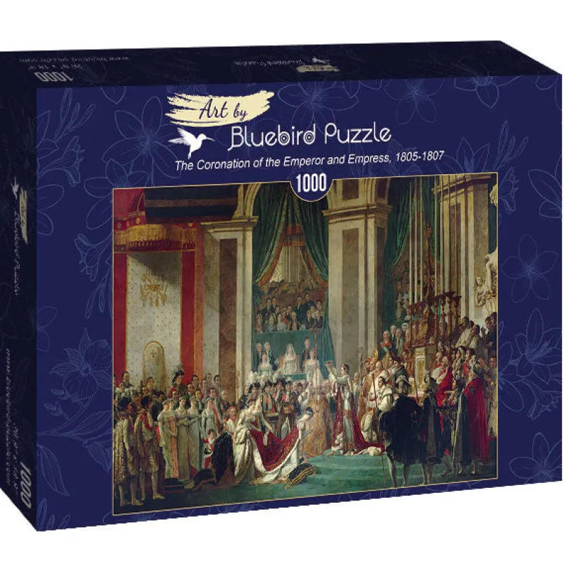 Art by Bluebird Bluebird Puzzle - Jacques-Louis David - The Coronation of the Emperor and Empress, 1805-1807 - 1000 Piece Jigsaw Puzzle Clearance