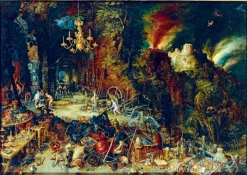 Art by Bluebird Bluebird Puzzle - Jan Brueghel the Elder - Allegory of Fire, 1608 - 1000 Piece Jigsaw Puzzle Outlet