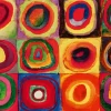Art by Bluebird Bluebird Puzzle - Kandinsky - Colour Study, 1913 - 1000 Piece Jigsaw Puzzle Clearance