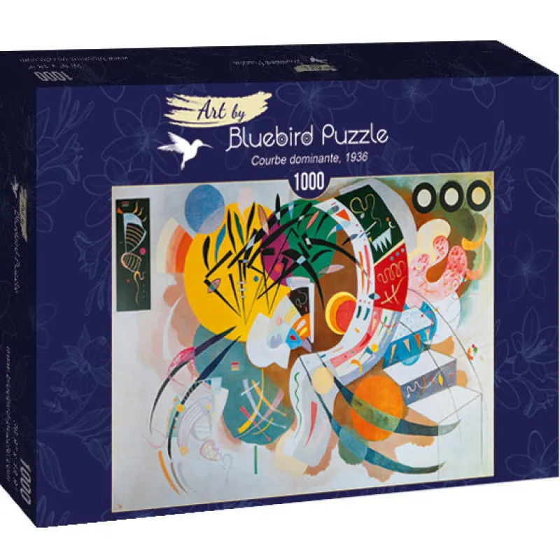 Art by Bluebird Bluebird Puzzle - Kandinsky - Courbe dominante, 1936 - 1000 Piece Jigsaw Puzzle Best