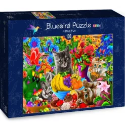 Bluebird Puzzle 70393 Kitten Fun 100 piece jigsaw puzzle Outlet