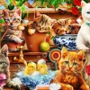 Bluebird Puzzle 70400 Kittens in the Potting Shed 100 piece jigsaw puzzle Online