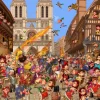 Bluebird Puzzle - La Cour des Miracles! - 2000 Piece Jigsaw Puzzle Best