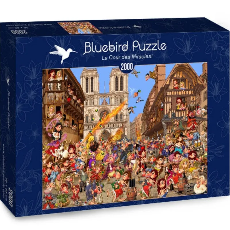 Bluebird Puzzle - La Cour des Miracles! - 2000 Piece Jigsaw Puzzle Best
