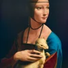 Art by Bluebird Bluebird Puzzle - Leonardo Da Vinci - Lady with an Ermine, 1489 - 1000 Piece Jigsaw Puzzle Discount