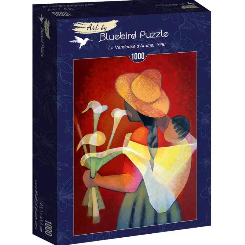 Bluebird Puzzle - Louis Toffoli - La Vendeuse d'Arums, 1996 - 1000 Piece Jigsaw Puzzle Outlet