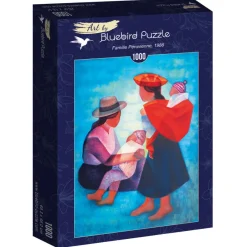 Bluebird Puzzle - Louis Toffoli - Famille Péruvienne, 1986 - 1000 Piece Jigsaw Puzzle Discount
