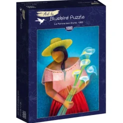 Bluebird Puzzle - Louis Toffoli - La Femme aux Arums, 1985 - 1000 Piece Jigsaw Puzzle Best