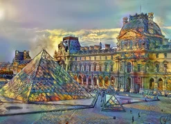 Bluebird Puzzle - Louvre Museum, Paris, France - 1000 Piece Jigsaw Puzzle Best