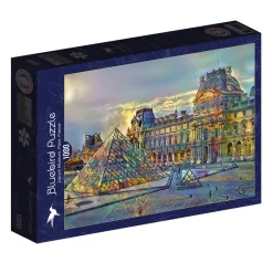Bluebird Puzzle - Louvre Museum, Paris, France - 1000 Piece Jigsaw Puzzle Best
