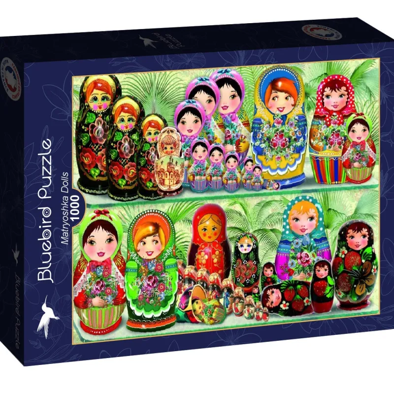 Bluebird Puzzle - Matryoshka Dolls - 1000 Piece Jigsaw Puzzle Best