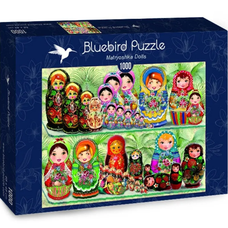 Bluebird Puzzle - Matryoshka Dolls - 1000 Piece Jigsaw Puzzle Outlet