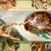 Art by Bluebird Bluebird Puzzle - Michelangelo - The Creation of Adam, 1511 - 1000 Piece Jigsaw Puzzle Online