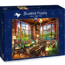 Bluebird Puzzle - Mount Cabin View - 1000 piece jigsaw puzzle New